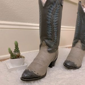 American-made Leather Cowboy boots